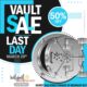 Last Day To Shop Retirement Vault Sale!!