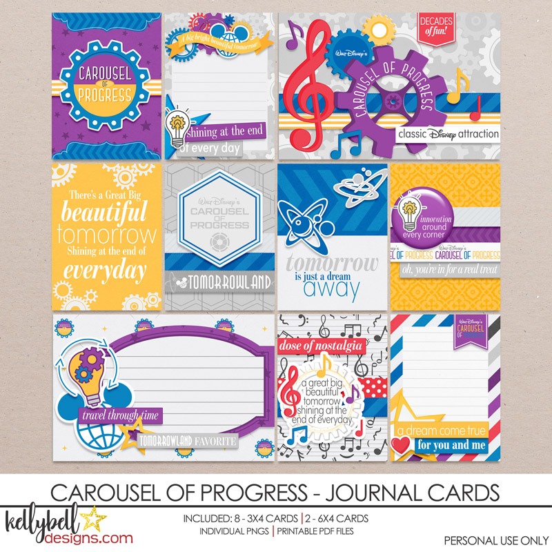 Carousel of Progress Cards