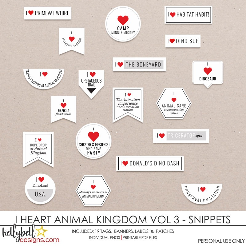 I Heart Animal Kingdom Vol 3 Snippets