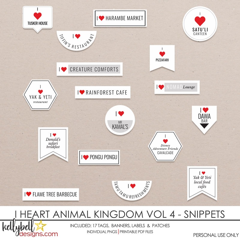 I Heart Animal Kingdom Vol 4 Snippets