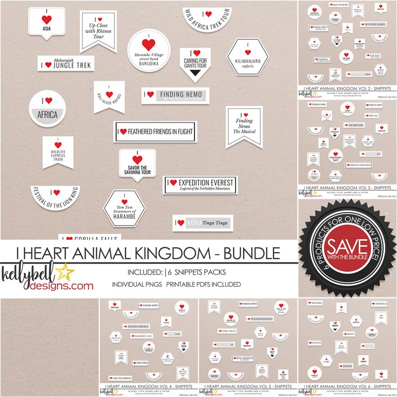 I Heart Animal Kingdom Bundle