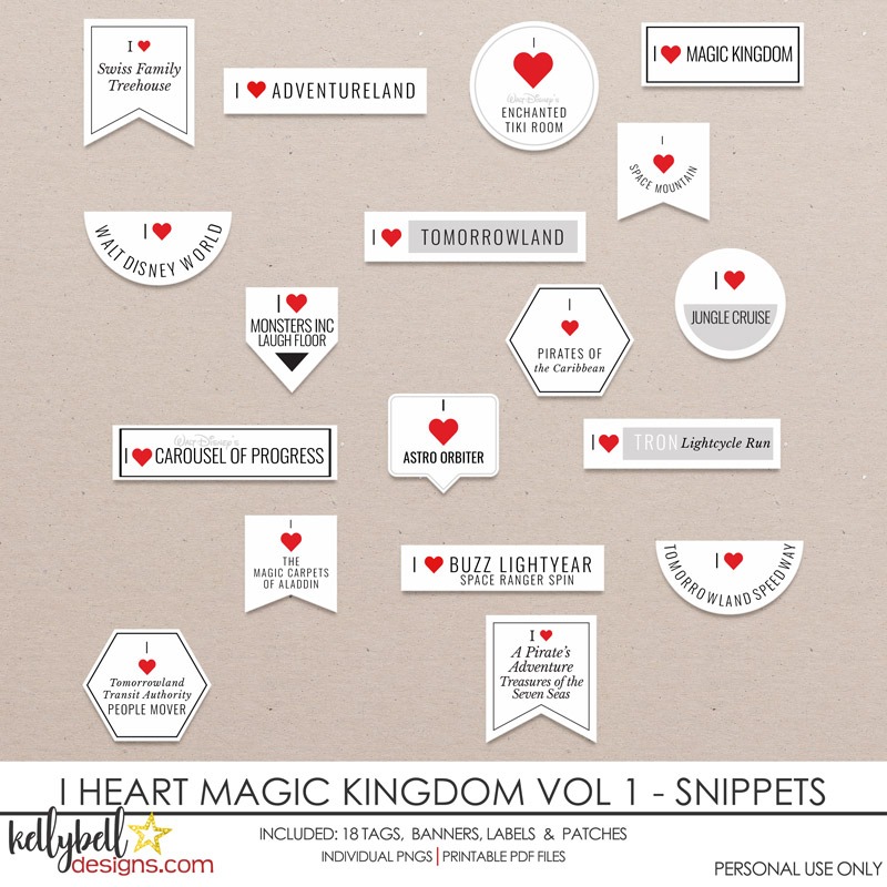 I Heart Magic Kingdom Vol 1 Snippets