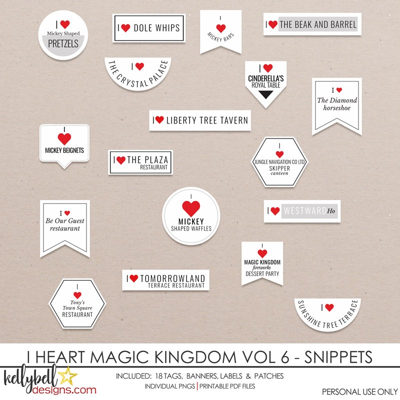 I Heart Magic Kingdom Vol 6 Snippets