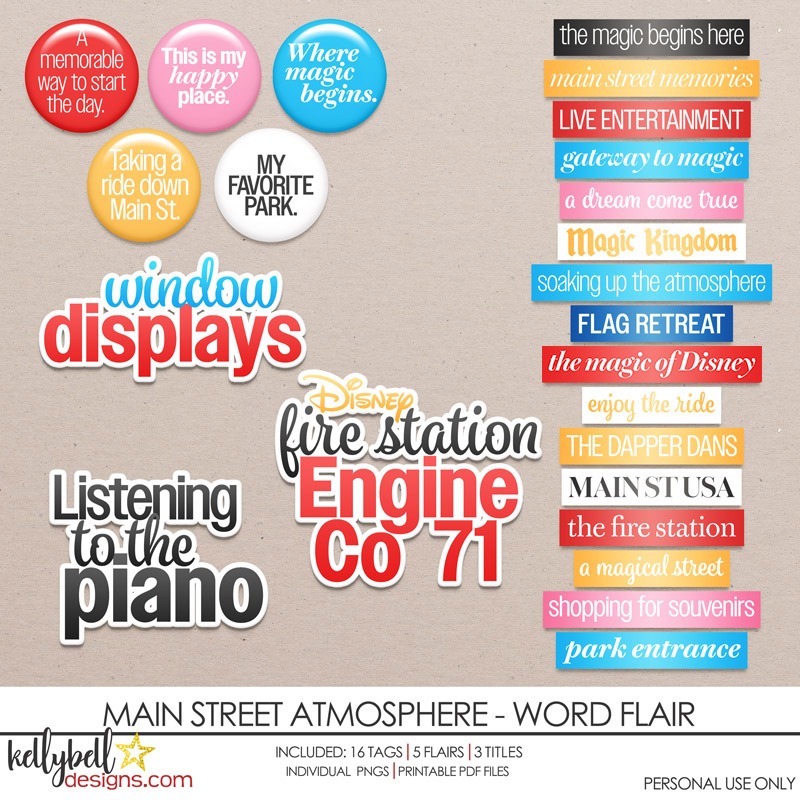 Main Street Atmosphere Word Flair