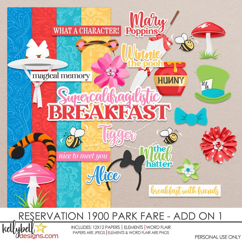 Reservation 1900 Park Fare Add-On 1