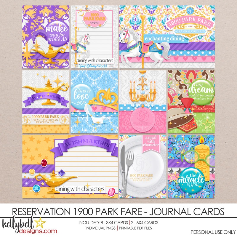 Reservation 1900 Park Fare Cards