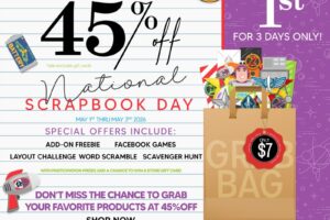 NSD 2026 Celebration – Games, Layout Challenge, Grab Bag, and Storewide Sale!