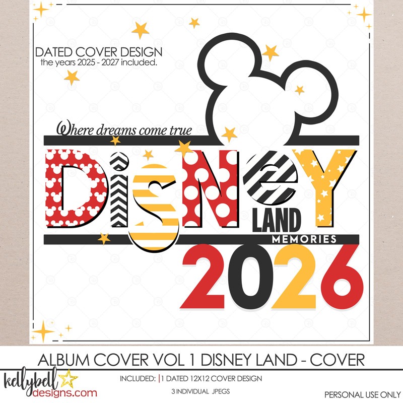Album Cover Vol 1 Disney Land Cover