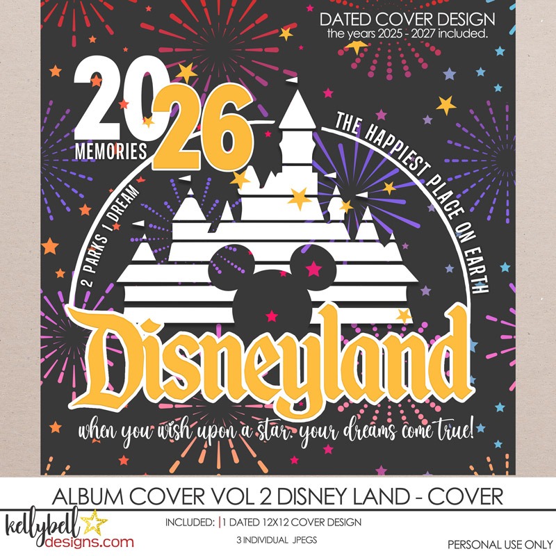 Album Cover Vol 2 Disney Land Cover