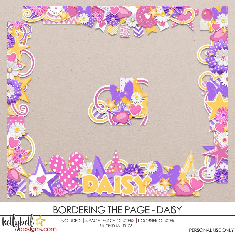 Bordering the Page Daisy Page Borders