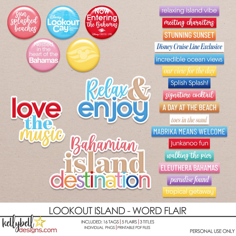 Lookout Island Word Flair
