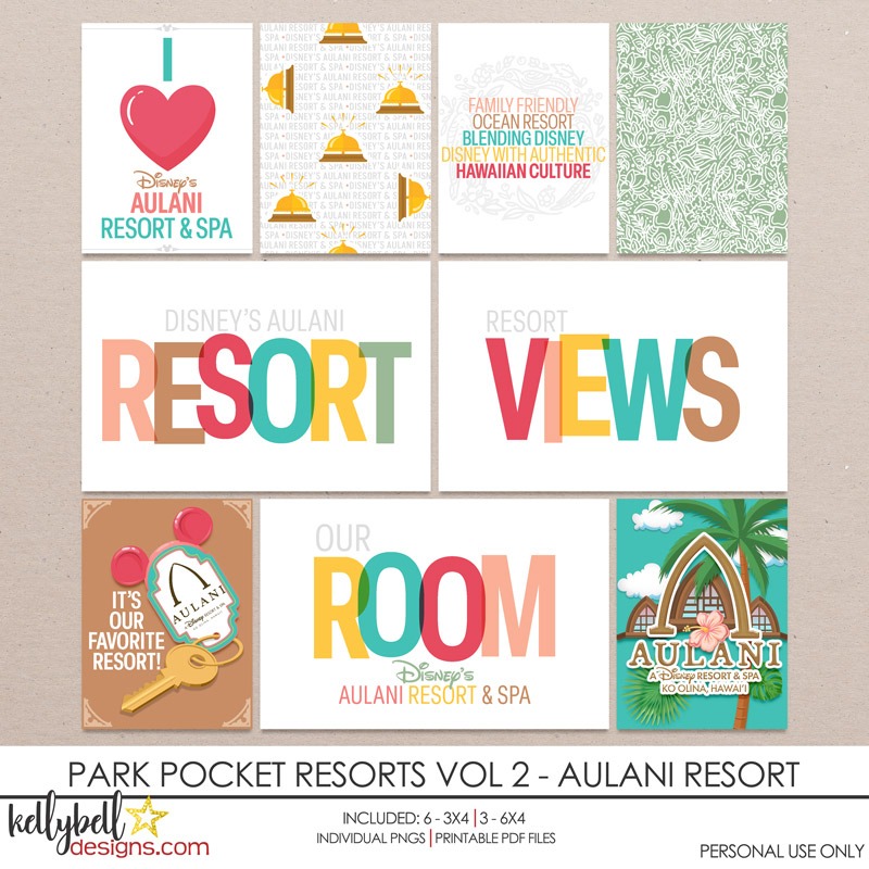 Park Pocket Resorts Vol 2 Aulani Resort