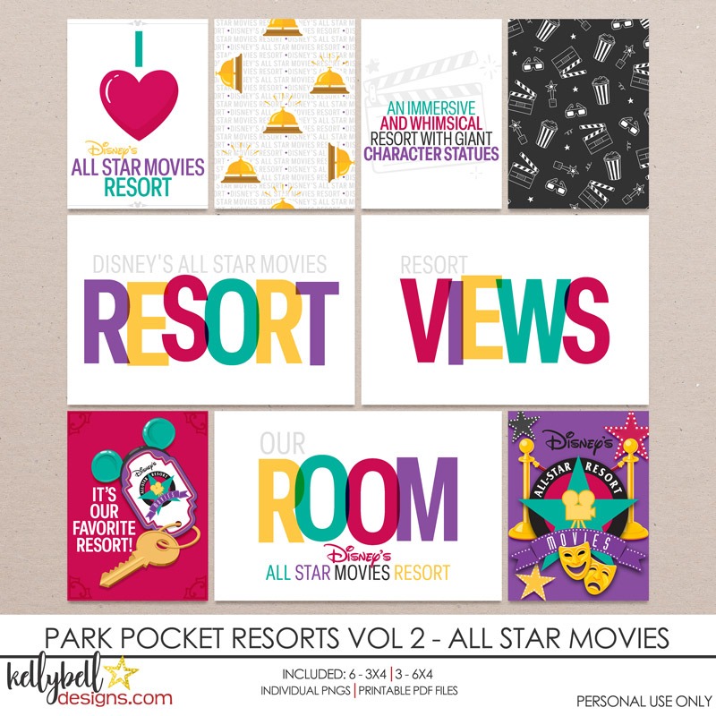 Park Pocket Resorts Vol 2 All Star Movies