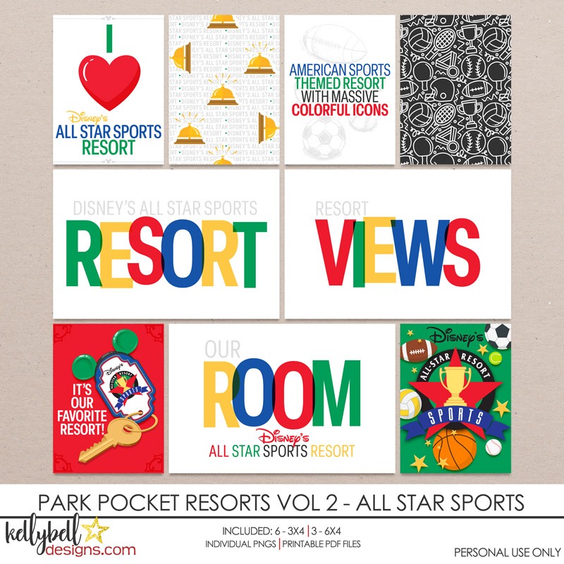 Park Pocket Resorts Vol 2 All Star Sports