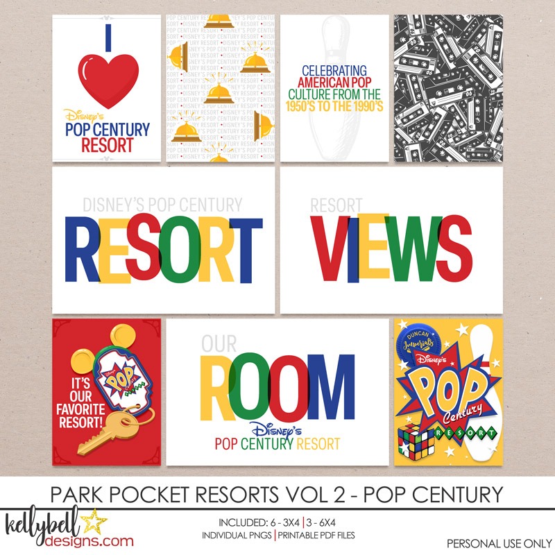 Park Pocket Resorts Vol 2 Pop Century