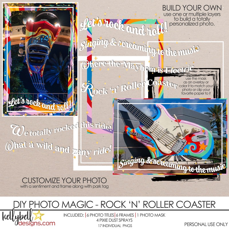 DIY Photo Magic Rock 'n' Roller Coaster