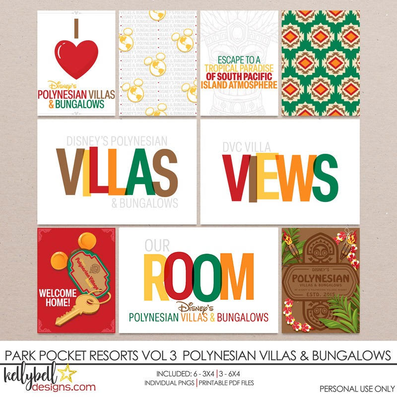 Park Pocket Resorts Vol 3 Polynesian Villas & Bungalows
