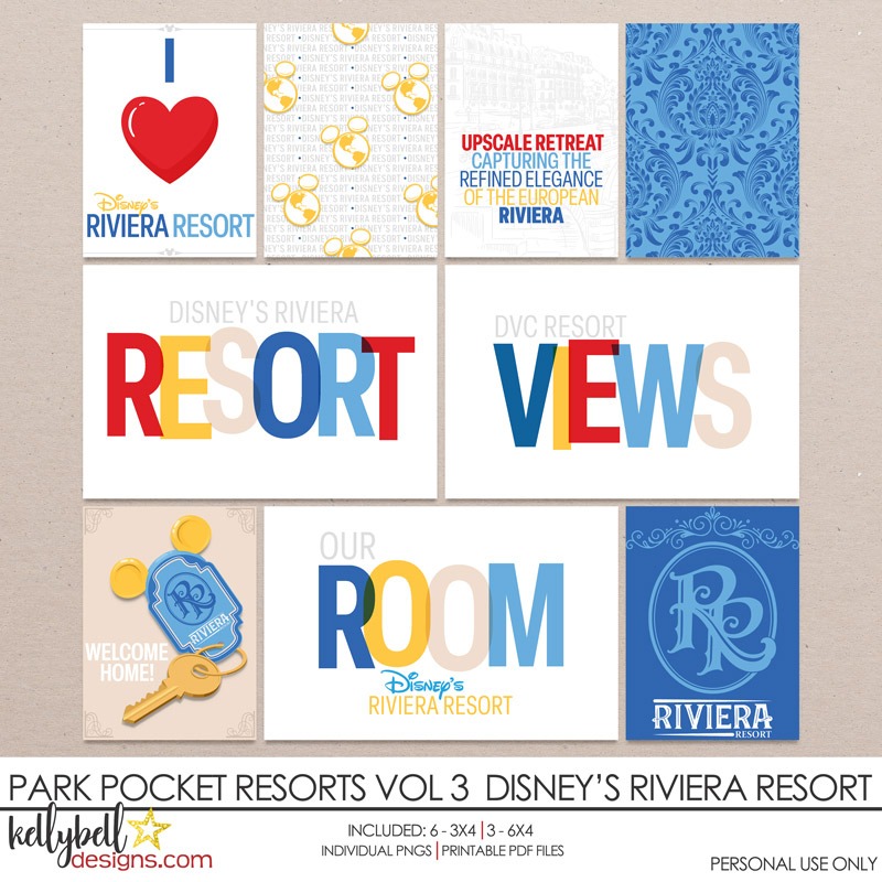 Park Pocket Resorts Vol 3 Disney's Riviera Resort