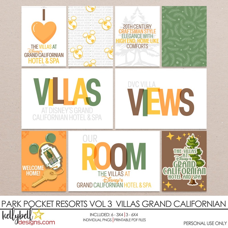 Park Pocket Resorts Vol 3 Villas Grand Californian