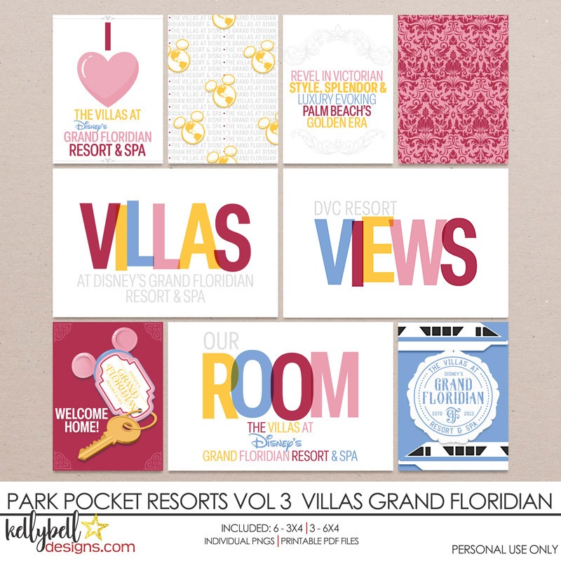 Park Pocket Resorts Vol 3 Villas Grand Floridian