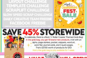 Summer Fest 2026 – Challenges, Grab Bag, Blog Train, Sale and Vault Opening!