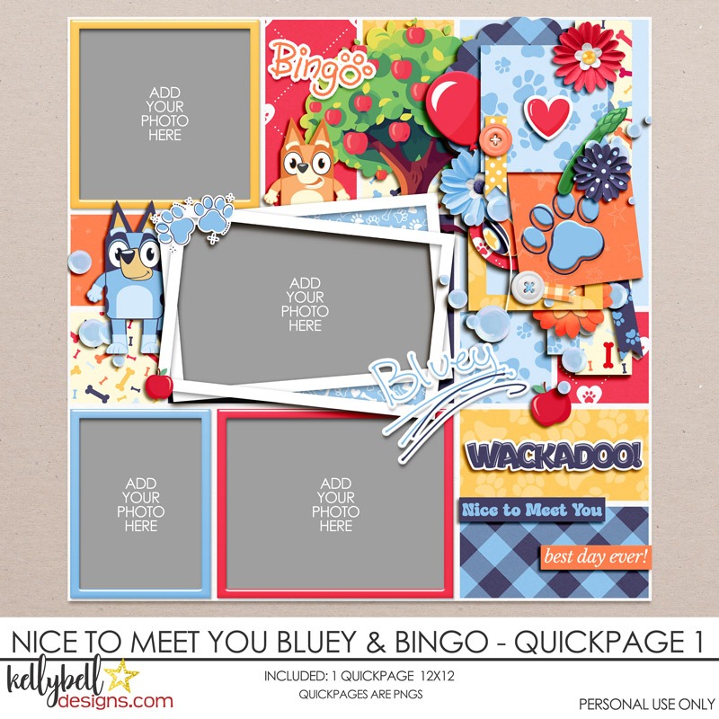 Nice to Meet You Bluey & Bingo Quickpage