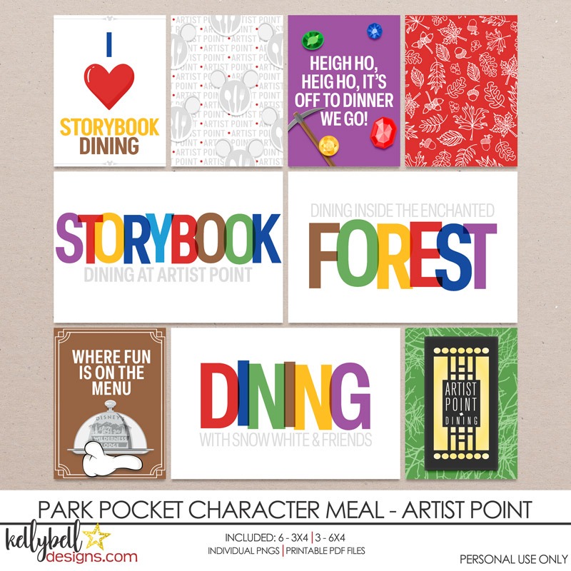 Park Pocket Character Meal Artist Point