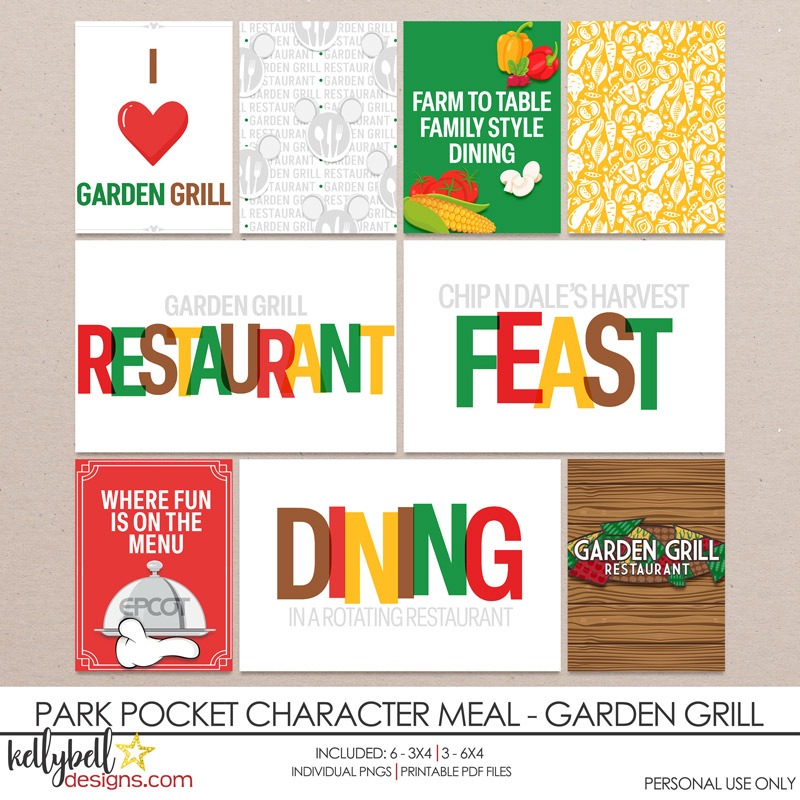 Park Pocket Character Meal Garden Grill
