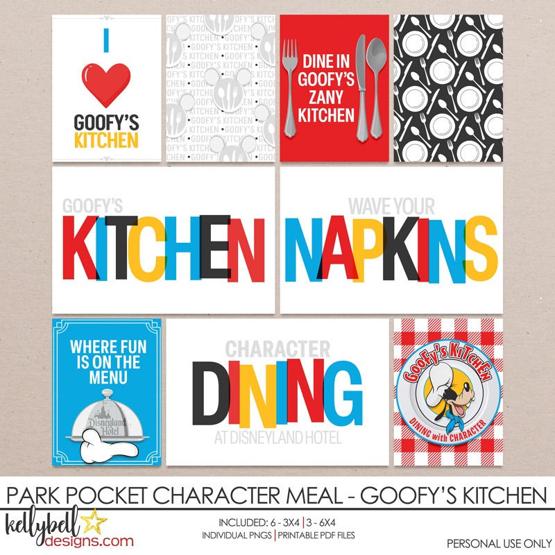 Park Pocket Character Meal Goofy's Kitchen