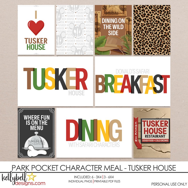 Park Pocket Character Meal Tusker House