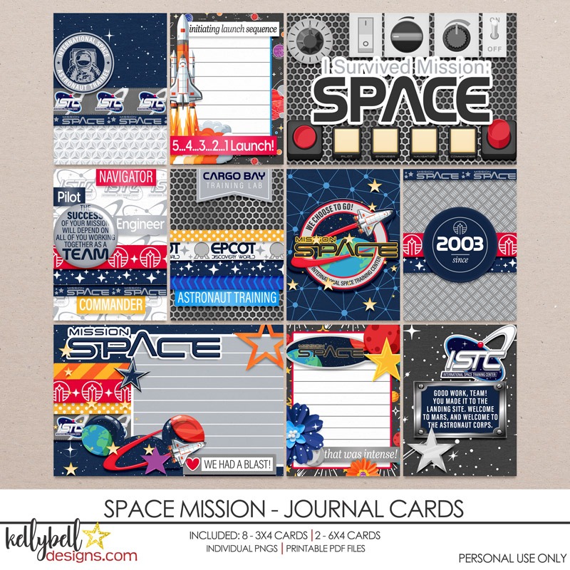 Space Mission Cards