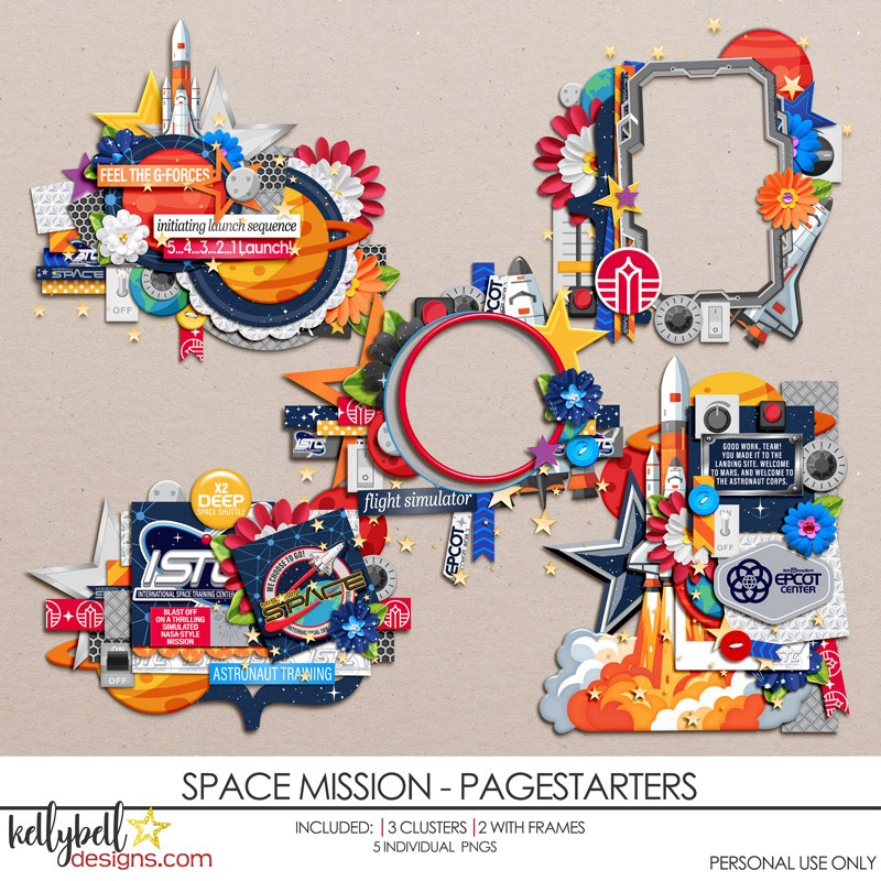 Space Mission Page Starters
