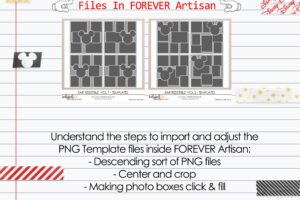 Using PNG Template Files in FOREVER Artisan