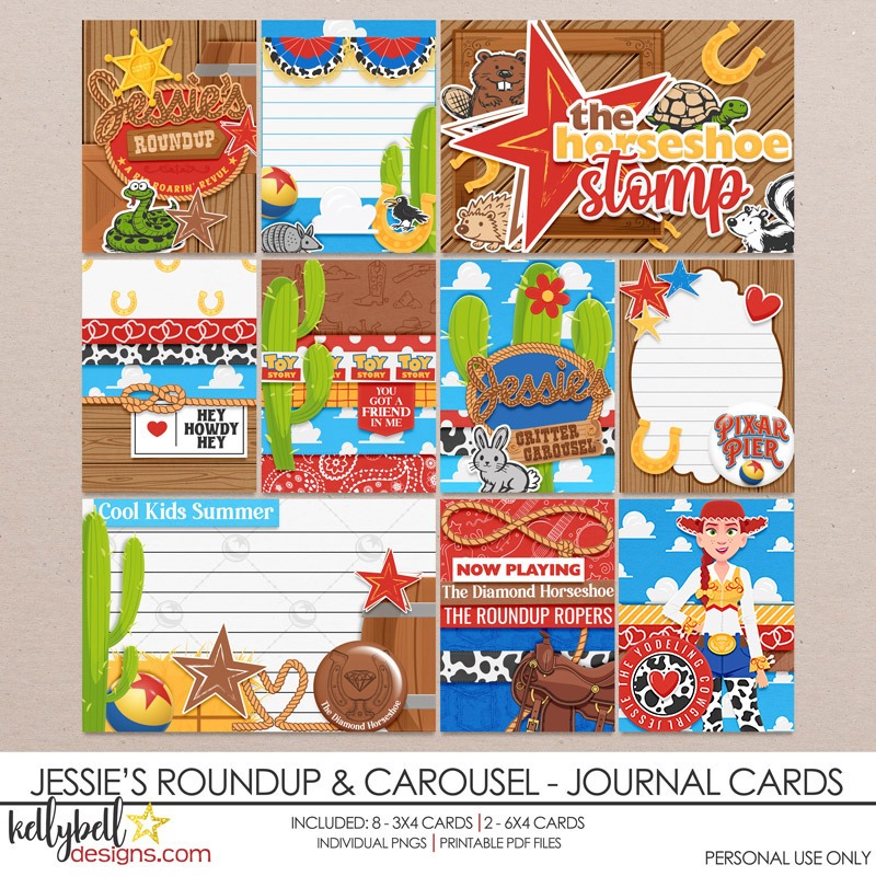 Jessie's Roundup & Carousel Cards