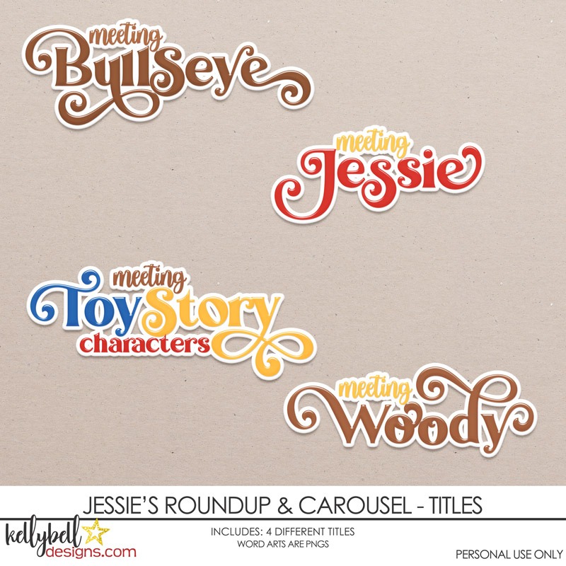 Jessie's Roundup & Carousel Titles