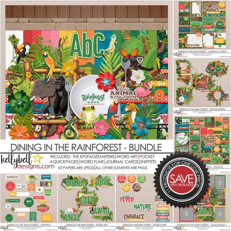 Dining In The Rain Forest Bundle