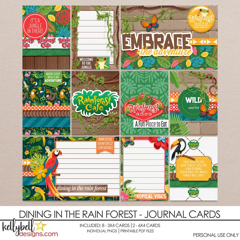 Dining In The Rain Forest Cards