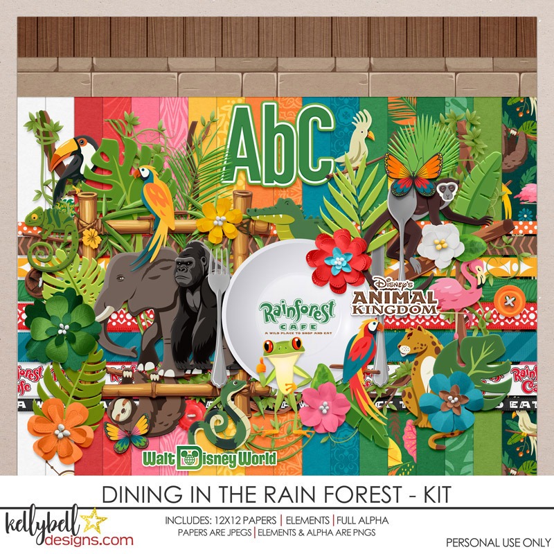 Dining In The Rain Forest Kit