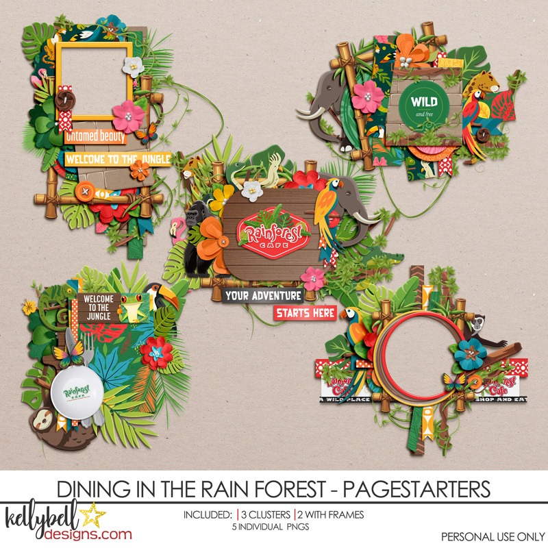 Dining In The Rain Forest Page Starters