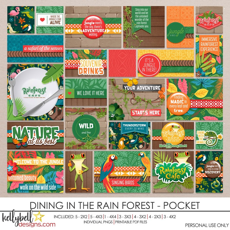 Dining In The Rain Forest Pocket