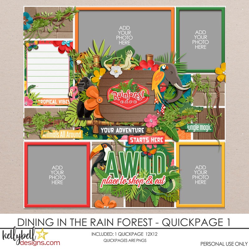 Dining In The Rain Forest Quickpage 1