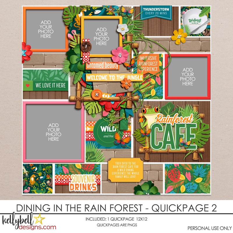 Dining In The Rain Forest Quickpage 2