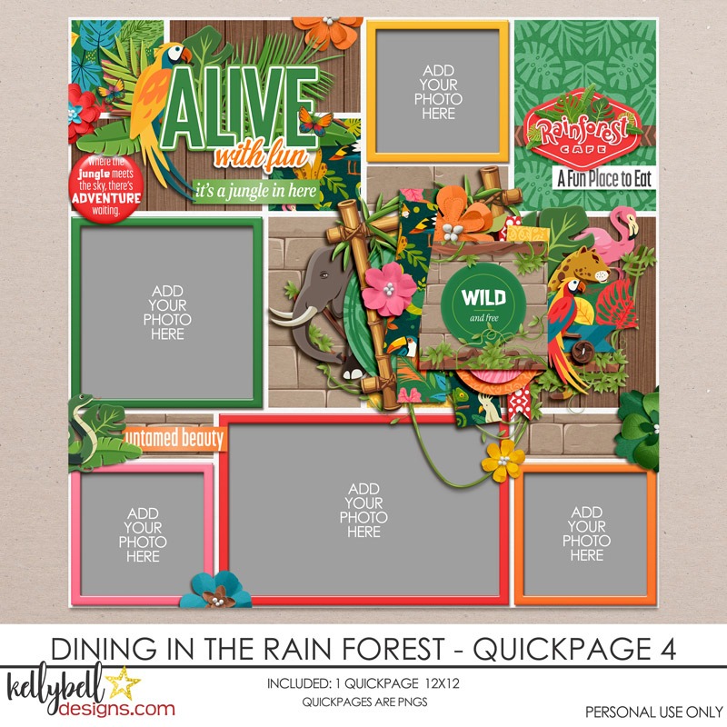 Dining In The Rain Forest Quickpage 4