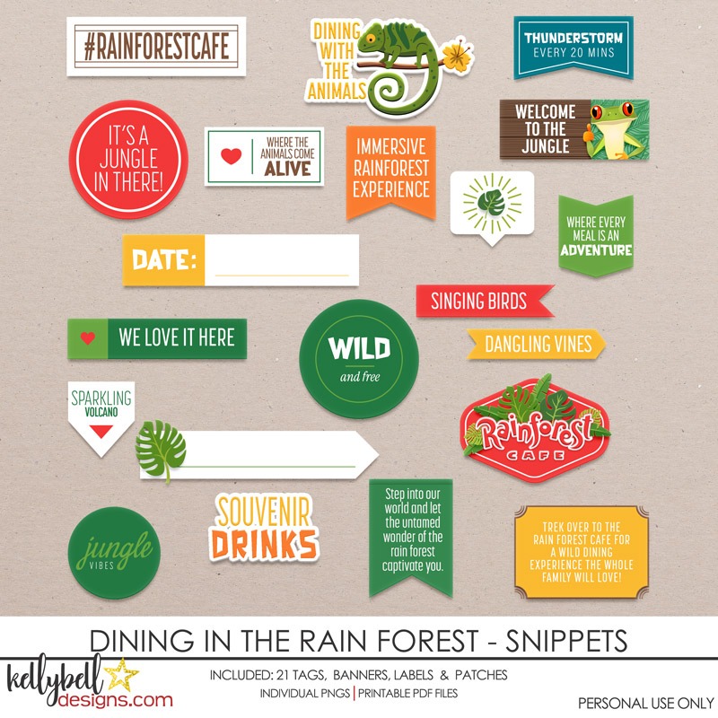 Dining In The Rain Forest Snippets