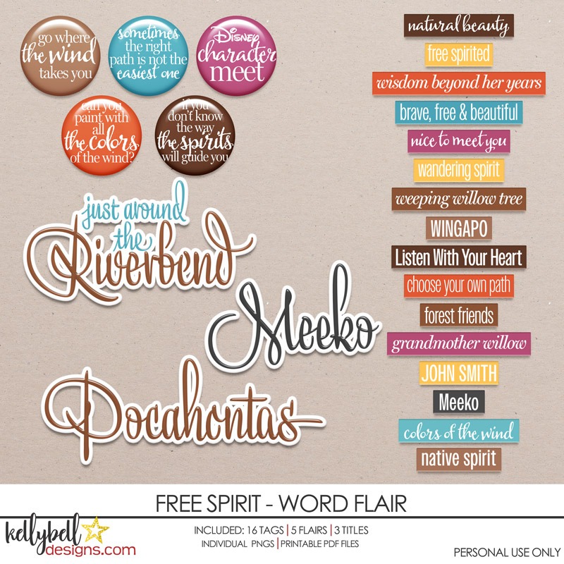 Free Spirit Word Flair